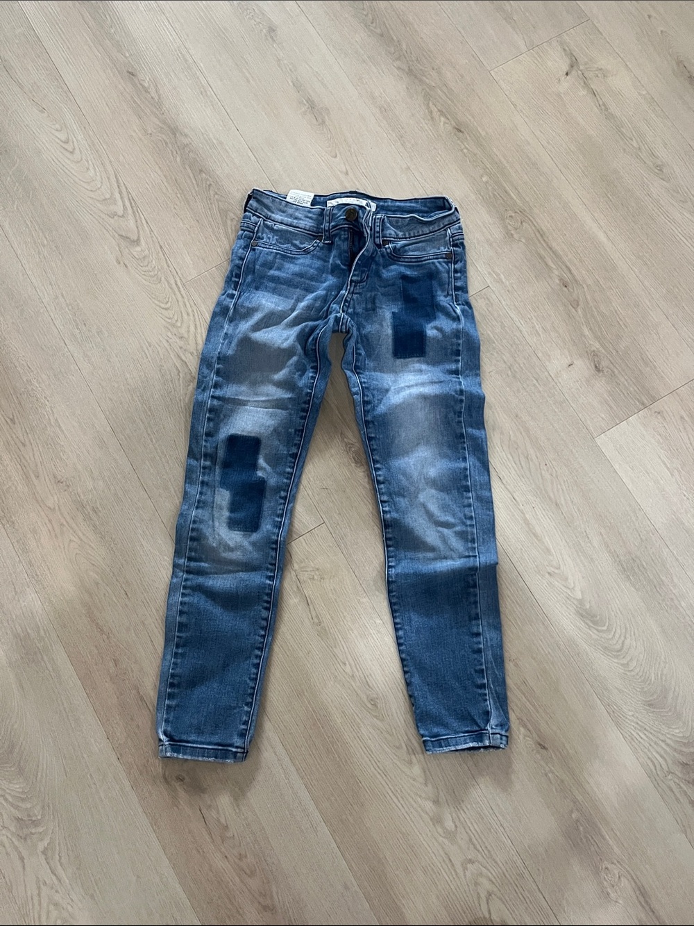 Joe's Jeans Kids Blue Patch-Detail Slim Jeans